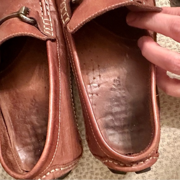 Clarks England Men's Brown Leather Comfort Bit Loafers Size 7.5 M 71288 - Picture 7 of 8